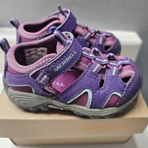 Merrell Kids Purple and Pink Sandals